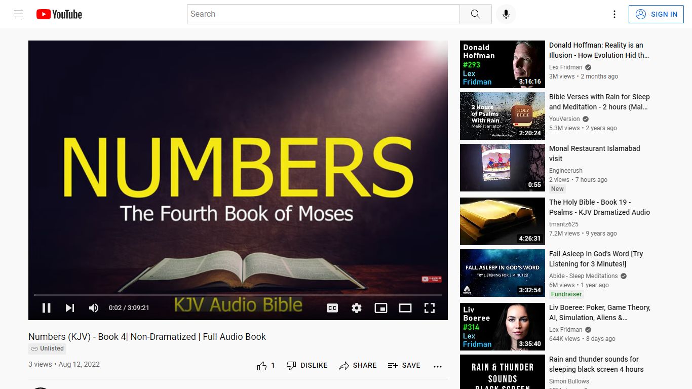 Numbers (KJV) - Book 4| Non-Dramatized | Full Audio Book